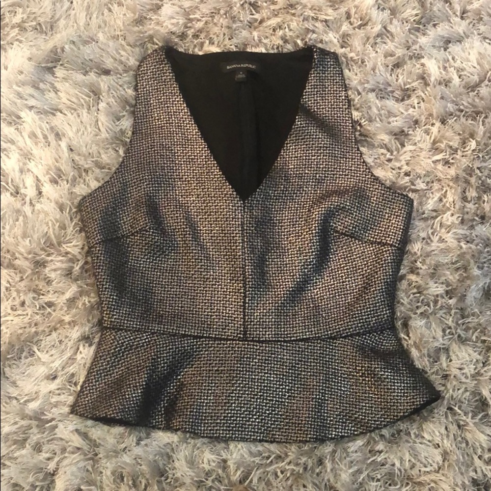 Banana Republic peplum top!